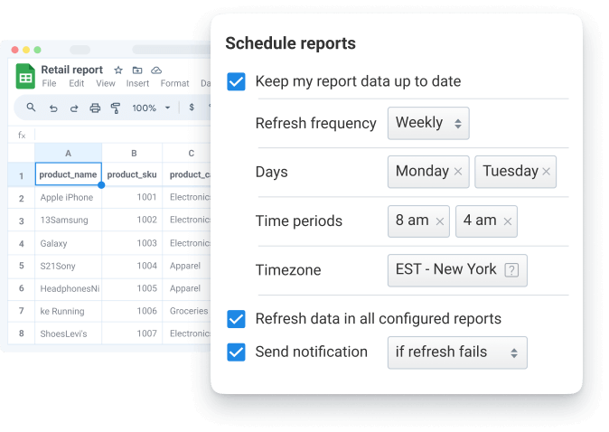 Automate data workflows