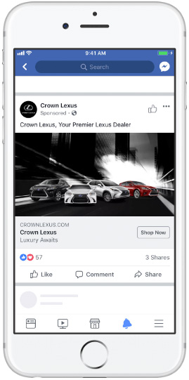 Facebook feed&nbsp;&mdash; single image