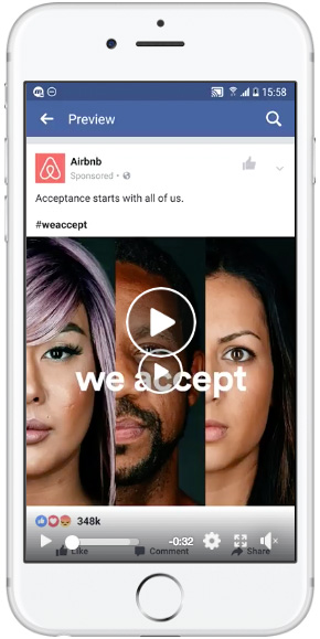 Facebook feed&nbsp;&mdash; single video