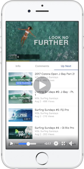 Facebook In-stream videos