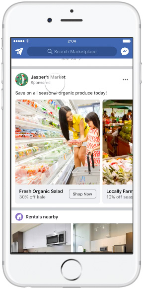 Facebook marketplace&nbsp;&mdash; single image