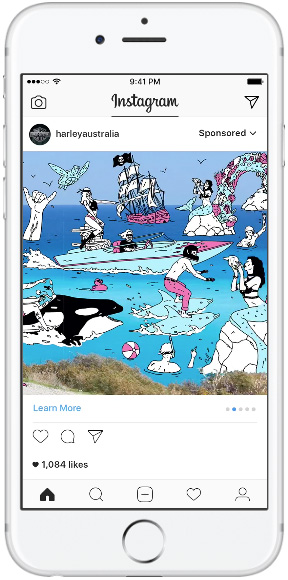 Instagram feed&nbsp;&mdash; Carousel Ads&nbsp;&mdash; Image