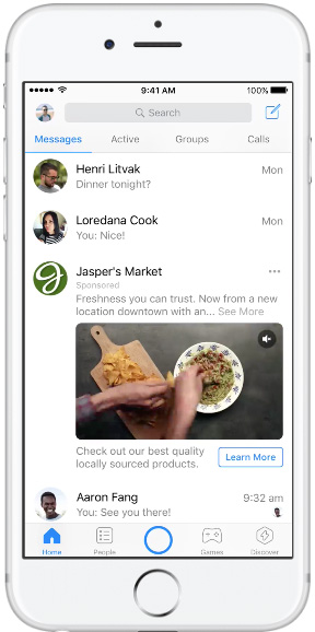 Messenger&nbsp;&mdash; Inbox&nbsp;&mdash; Single Video