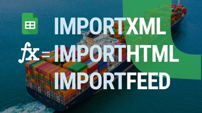 Image for article: Mastering Data Import in Google Sheets with ImportXML, ImportHTML, and ImportFEED